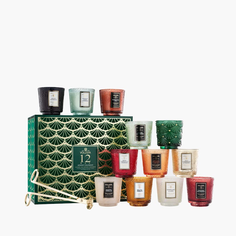 12 Day Petite Pedestal Candle Advent Calendar