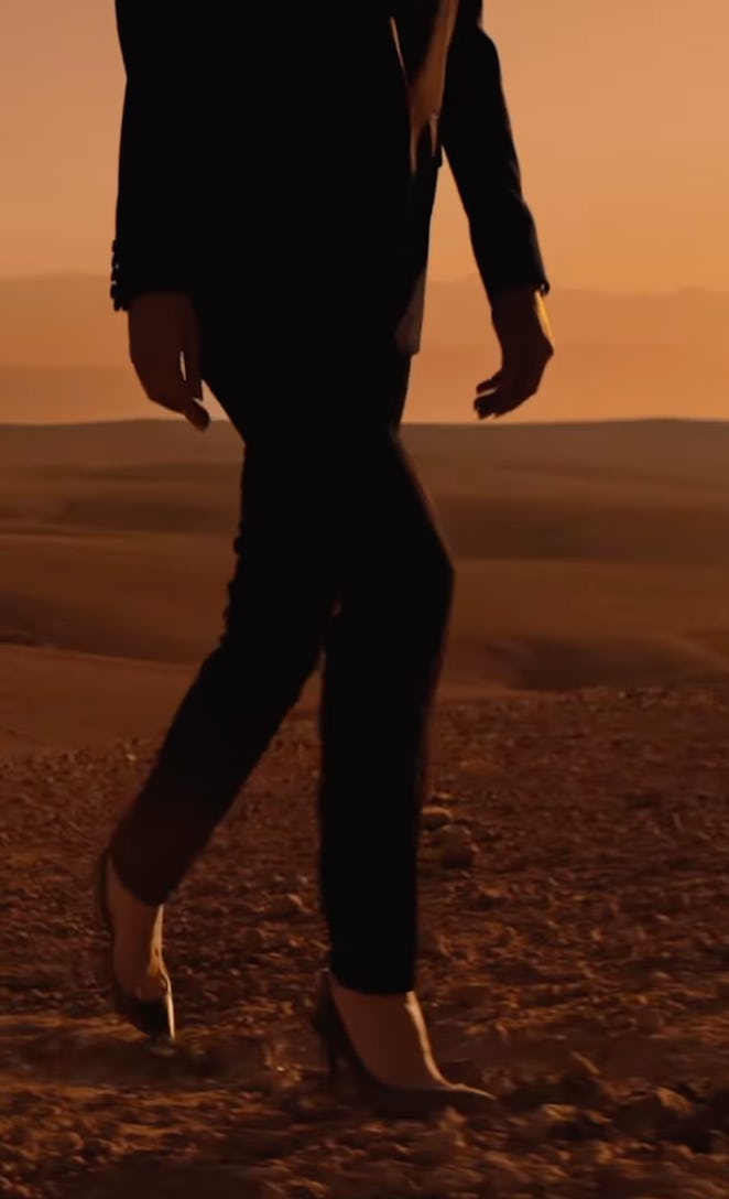 Dua Lipa forgot to wear a bra in her latest YSL campaign.