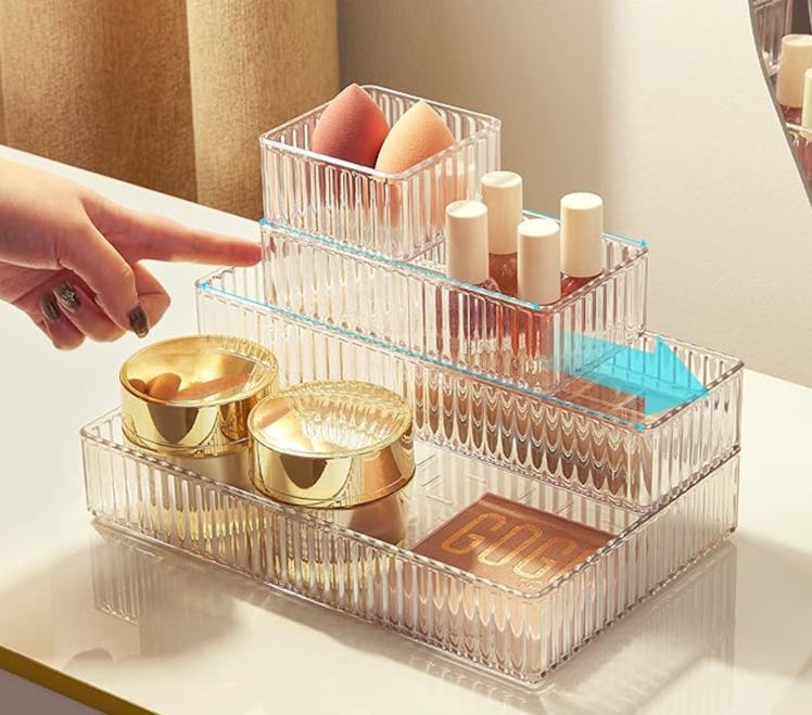 Vtopmart Stackable Acrylic Drawer Organizers (7-Pack)