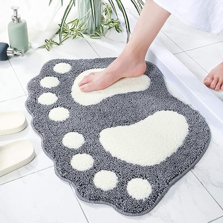 Guireele Footprint Bath Mat