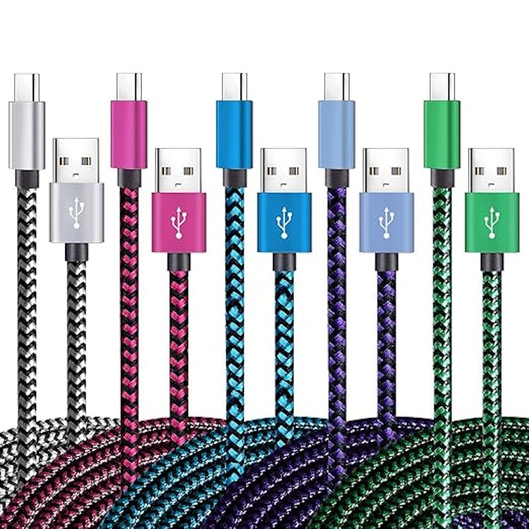 Teeind USB-C Charging Cables (5-Pack)