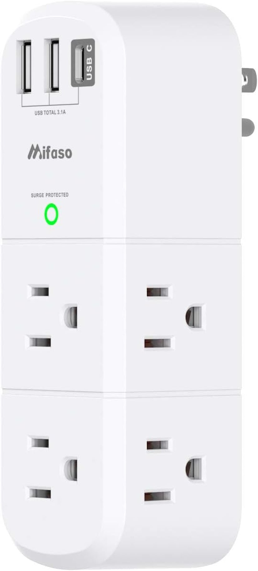  Mifaso Rotating USB Outlet Extender