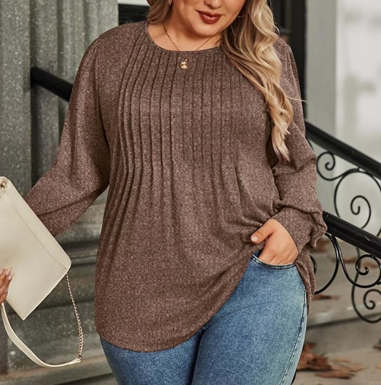 IN'VOLAND Long Sleeve Tunic Top