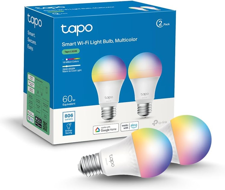 TP-Link Tapo Smart Light Bulbs (2-Pack)