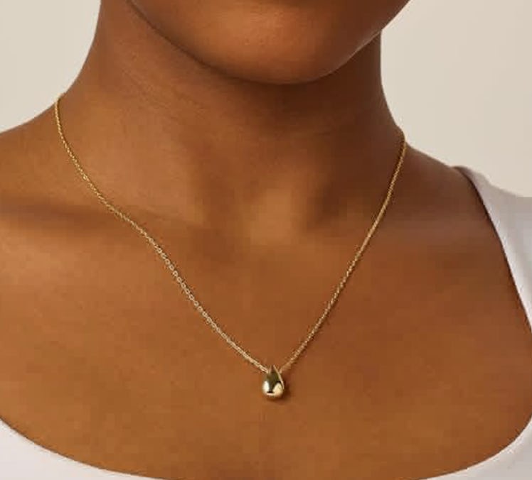 PAVOI Pear Pendant Necklace