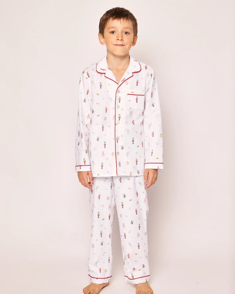 Kid's Twill Pajama Set in A Night at the Nutcracker, super cute family matching christmas pajamas