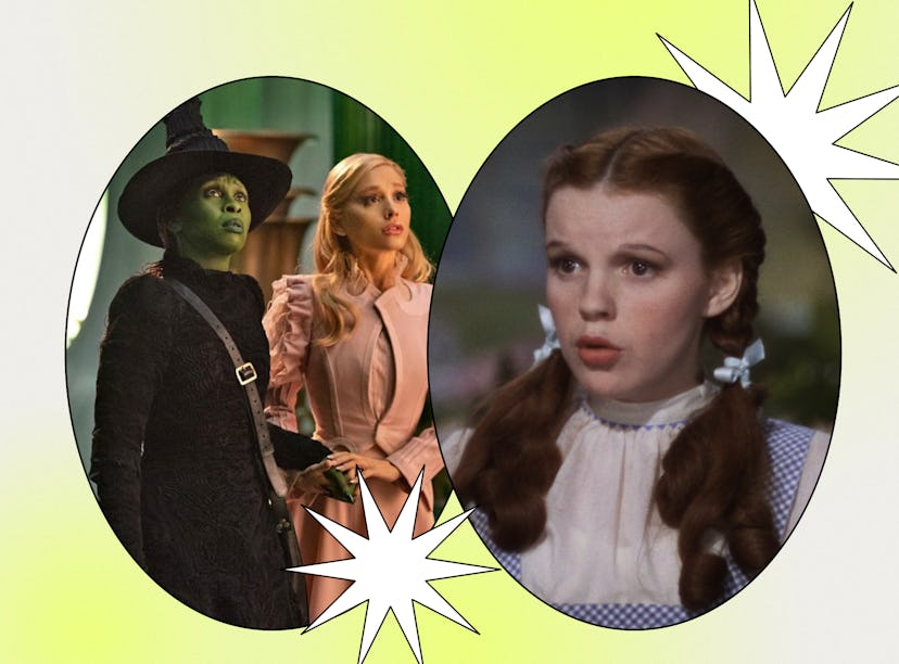 Stills from 'Wicked' and 'The Wizard Of Oz'
