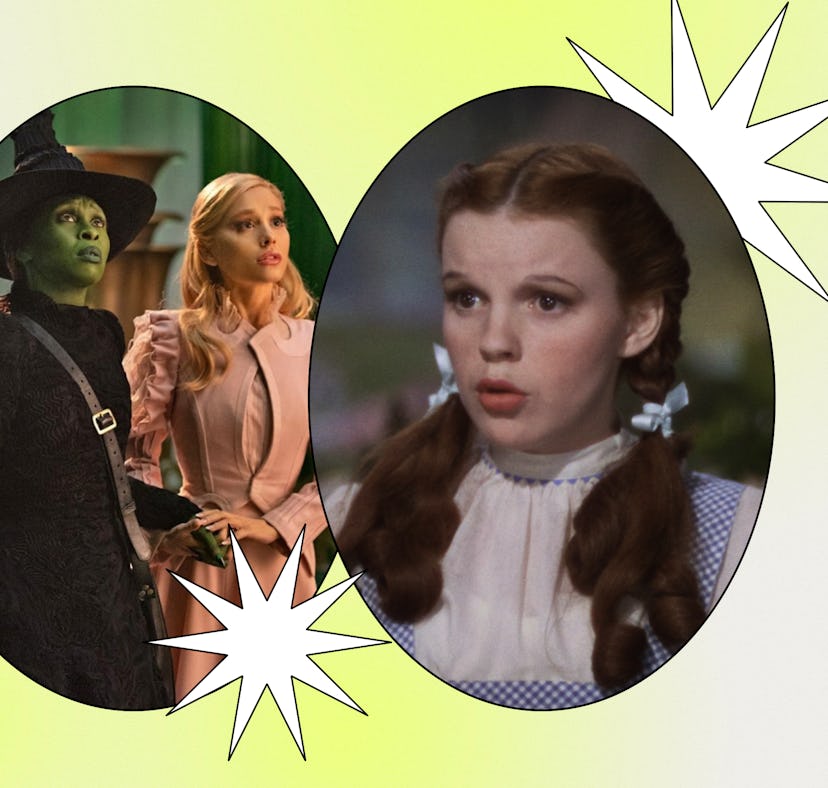 Stills from 'Wicked' and 'The Wizard Of Oz'