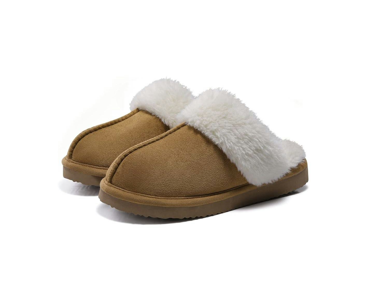 Fuzzy Memory Foam Slippers