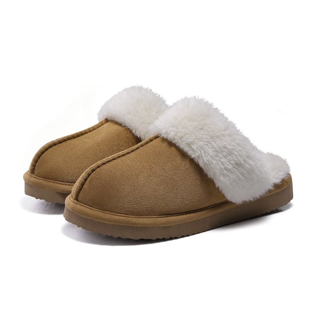 Fuzzy Memory Foam Slippers
