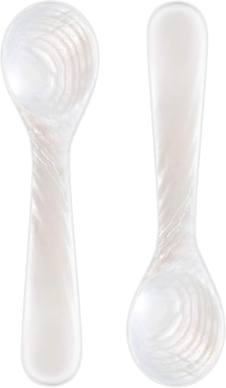 Patelai Mother of Pearl Serving Caviar Spoons (2-Pack)