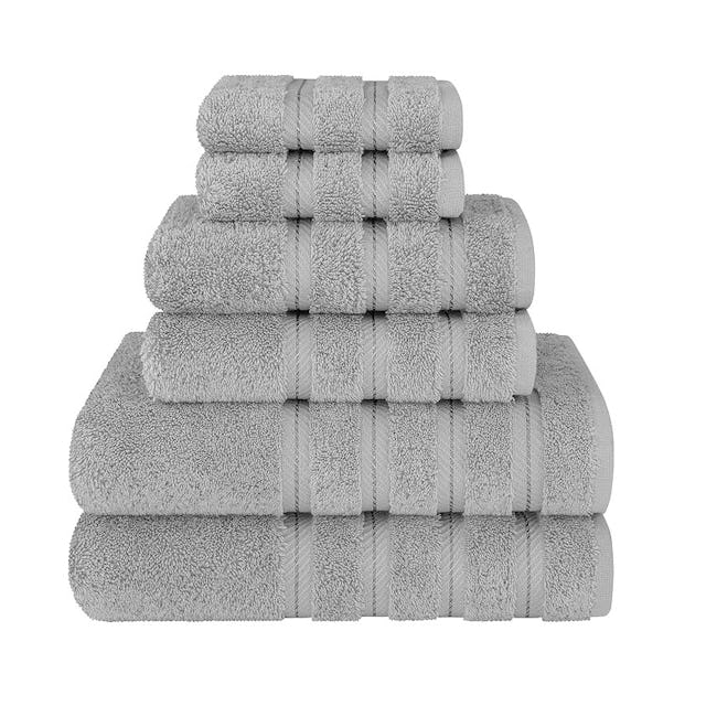 Soft Linen 6 Piece Towel Set