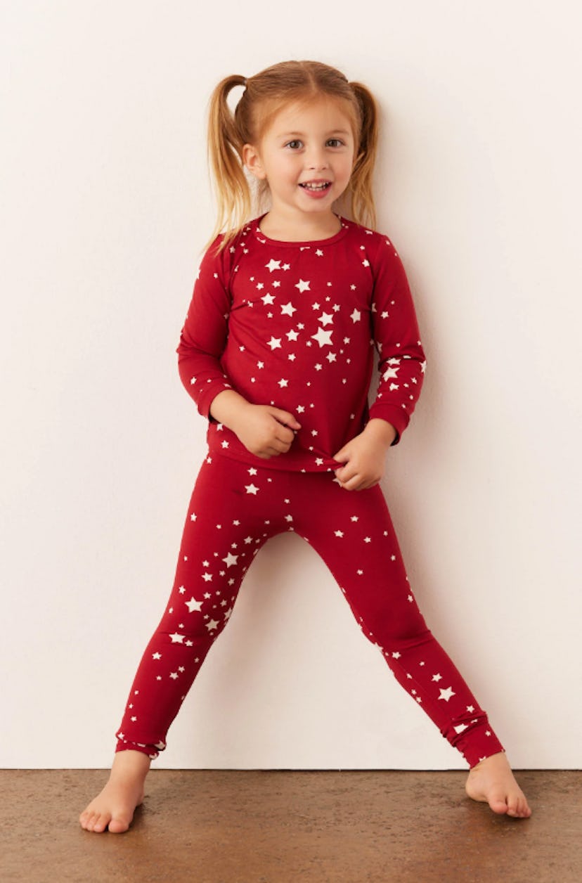 Mason Grey Kids Red Star PJ Set