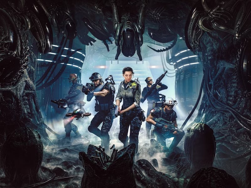 key art from Aliens Dark Descent