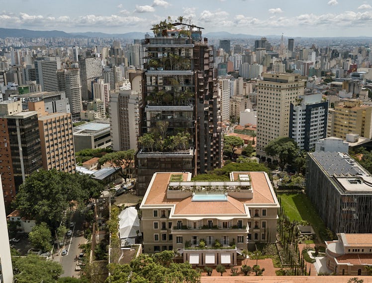 an aerial shot of sao paulo