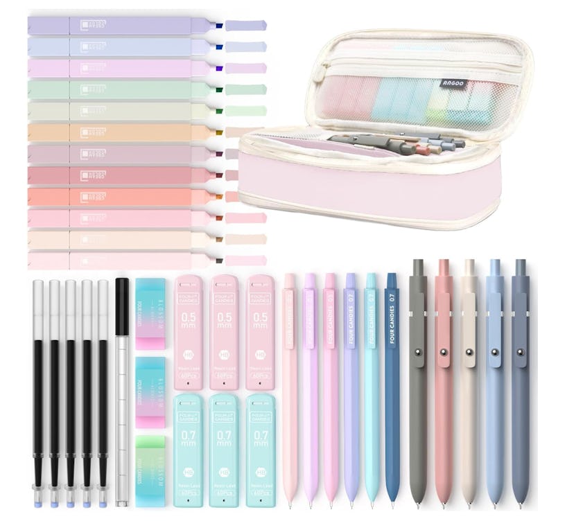 Four Candies Aesthetic Pen Set (39-Pieces)