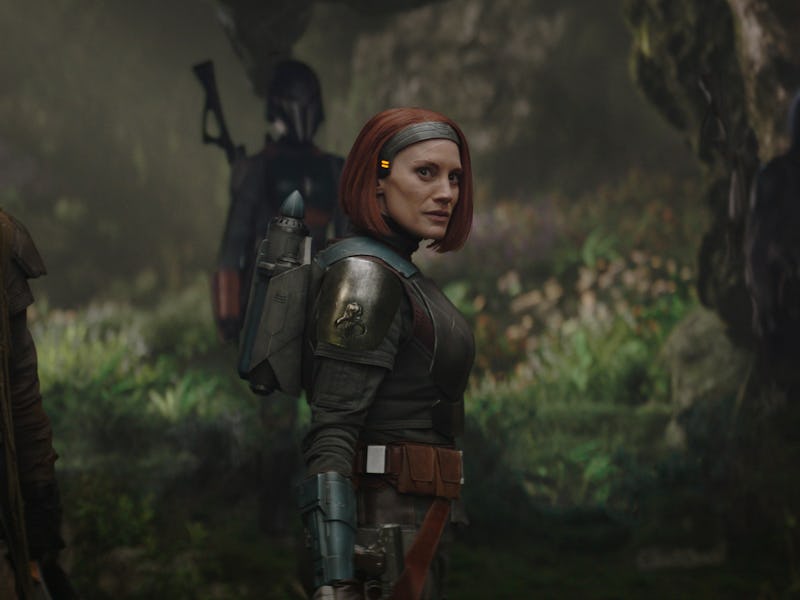 Katee Sackhoff as Bo-Katan Kryze in The Mandalorian