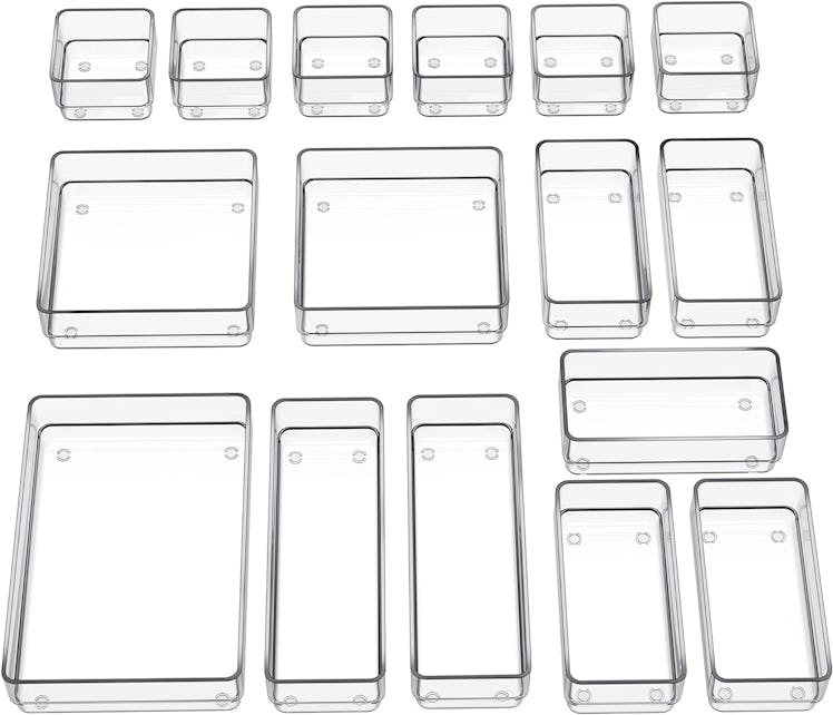 SMARTAKE Drawer Organizers (16 Pieces)