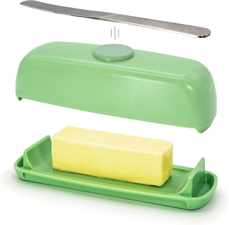 Butter Hub Butter Dish with Knife