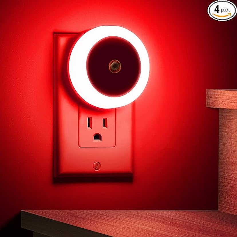 Briignite Red LED Night Light (4-Pack)