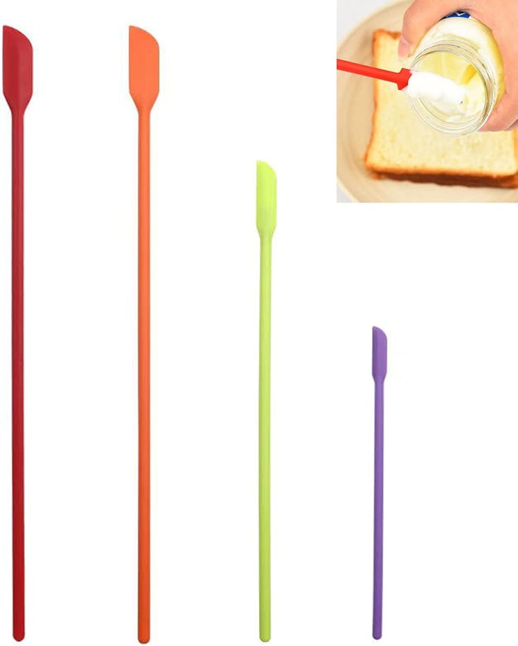 Generic Mini Silicone Spatula Set (4 Pack)