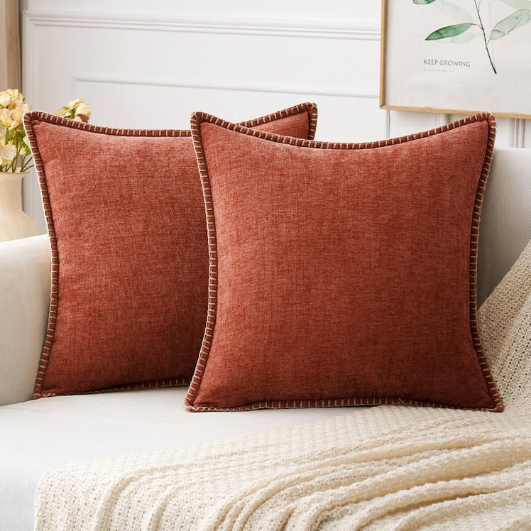 MIULEE Throw Pillow Covers (2-Pack)