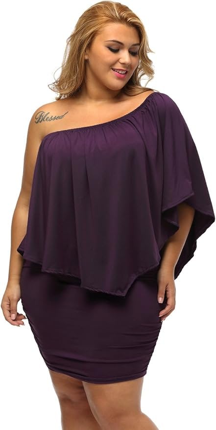 Gloria &amp; Sarah Ruffled Off Shoulder Mini Dress