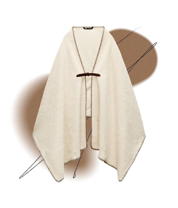 Belted Soft Cape