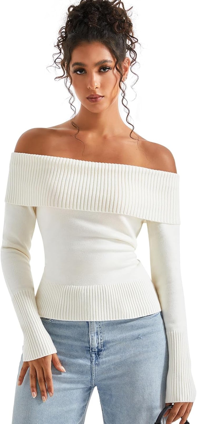 SUUKSESS Off Shoulder Sweater