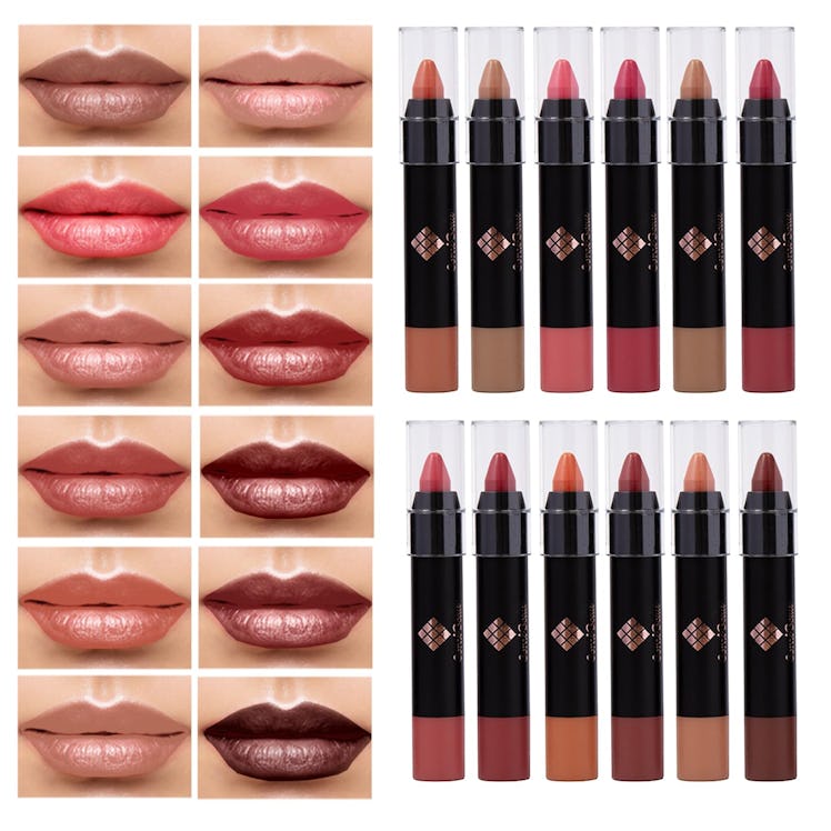 CoralBeau Matte Lipsticks (12-Piece Set)