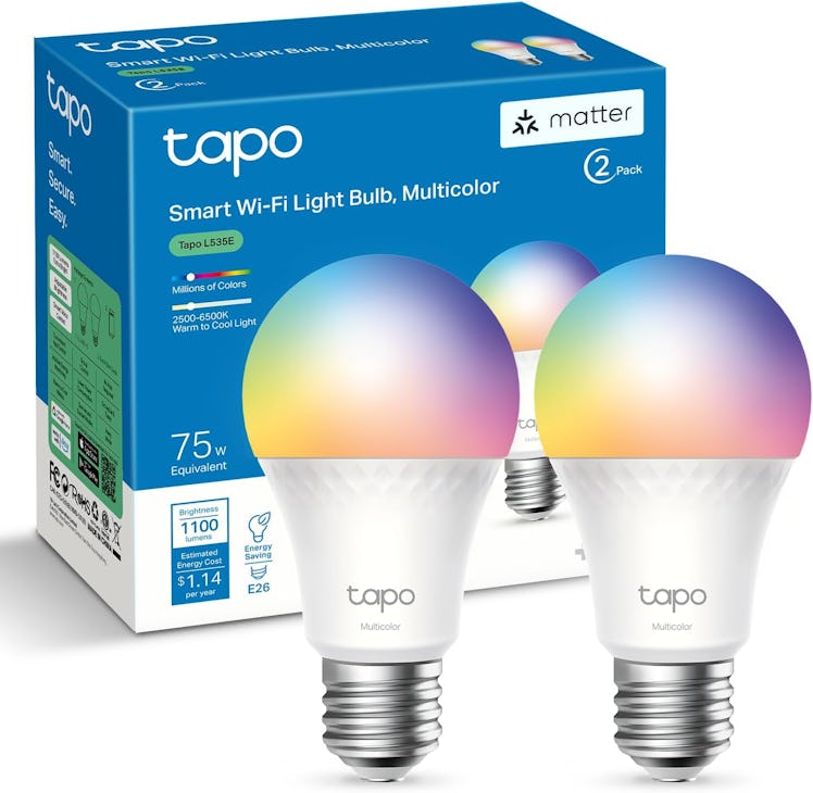 Tapo TP-Link Smart LED Light Bulbs (2-Pack)