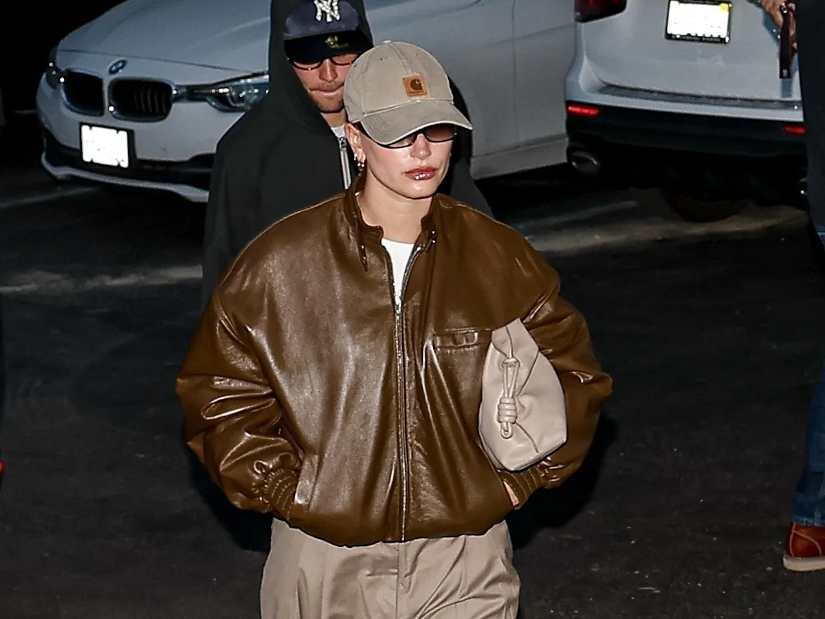 Hailey Bieber & Alex Consani Agree On Fall's Must-Have Leather Jacket Hailey Bieber & Alex Consani Agree On Fall's Must-Have Leather Jacket