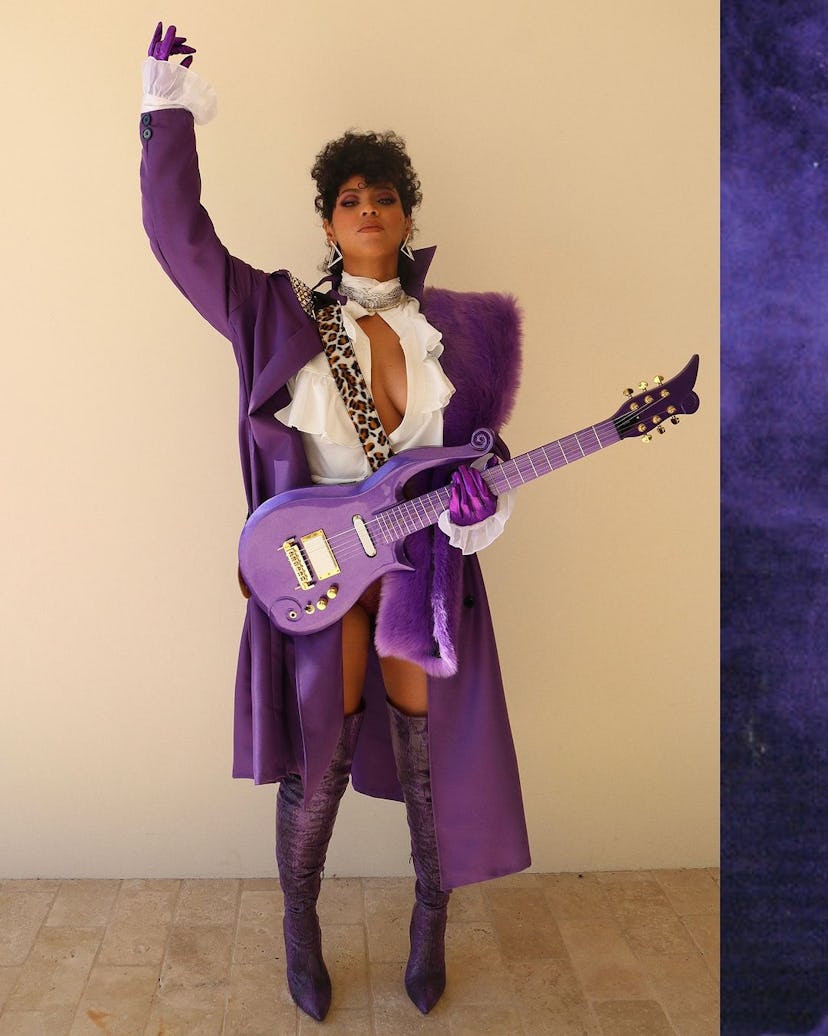 Beyoncé’s plunging Prince Halloween costume