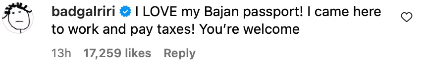 Rihanna calls out Instagram trolls