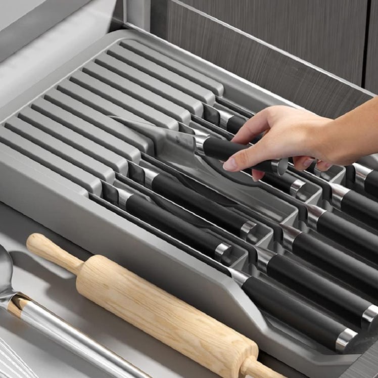 RIIPOO Expandable Knife Organizer for Drawer