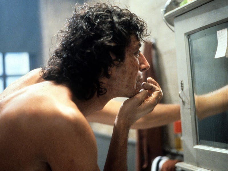 Jeff Golbum as Seth Brundle in The Fly