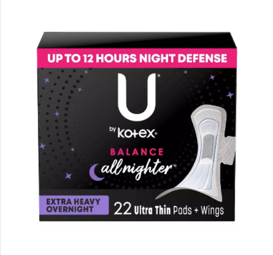 Balance Ultra Thin Pads with Wings, Extra Heavy Overnight