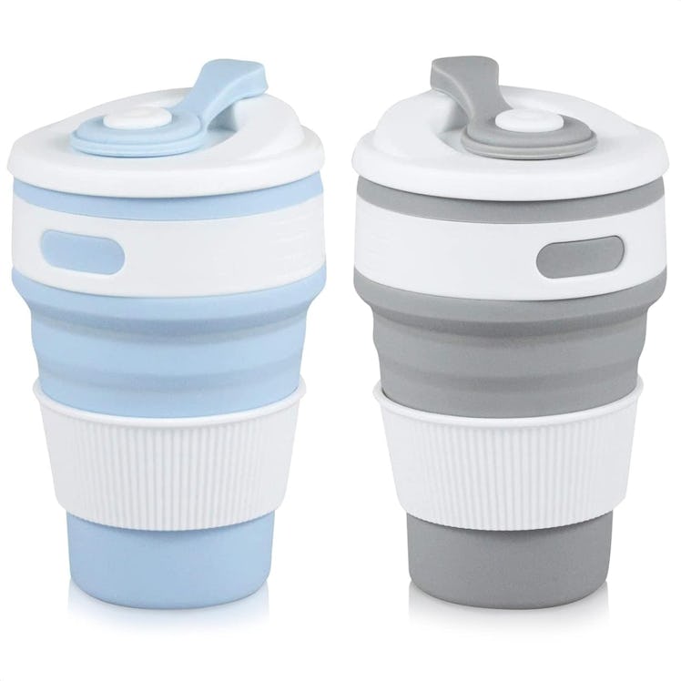 VIKROM Silicone Collapsible Travel Cup (2-Piece)