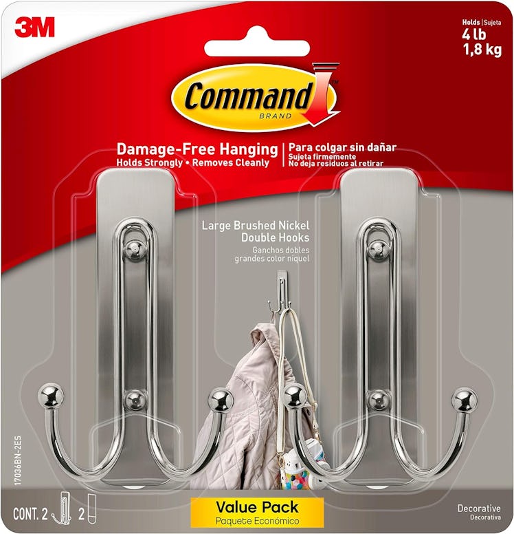 Command Large Double Hooks (2-Pack)