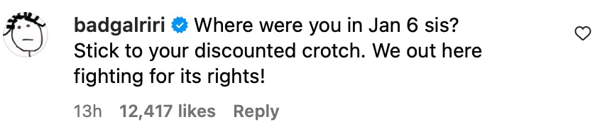 Rihanna calls out Instagram trolls