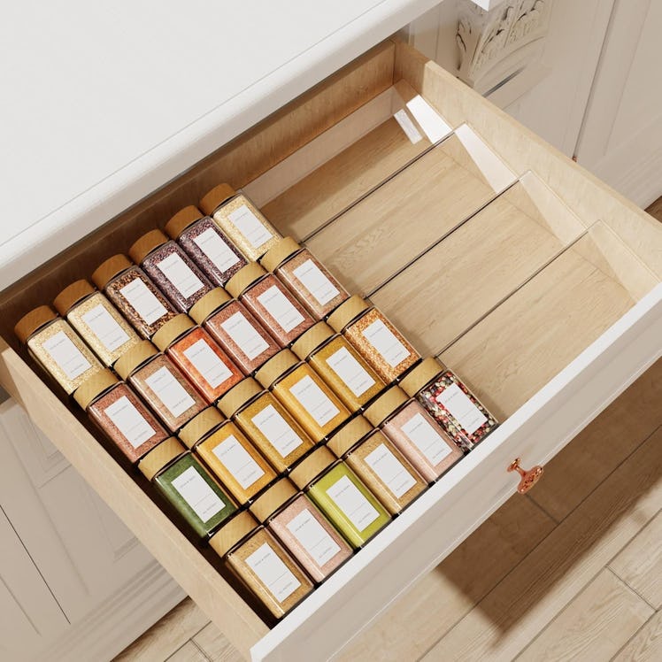 Jadehom Spice Drawer Organizer