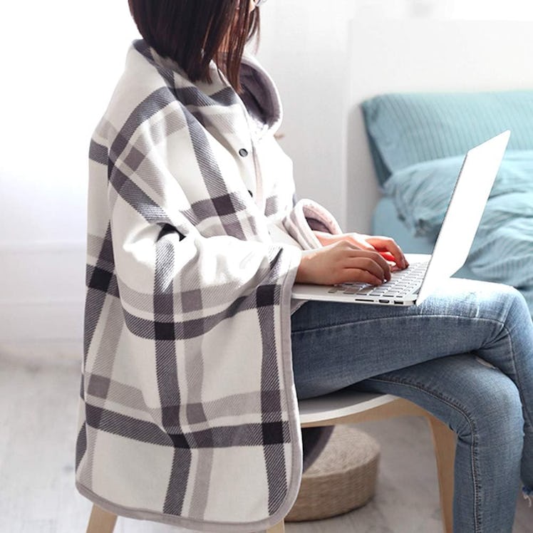 forestfish Fleece Wearable Blanket