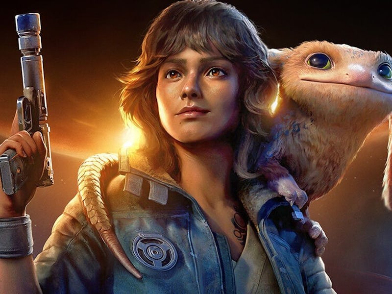 Kay Vess and her pet companion Nix