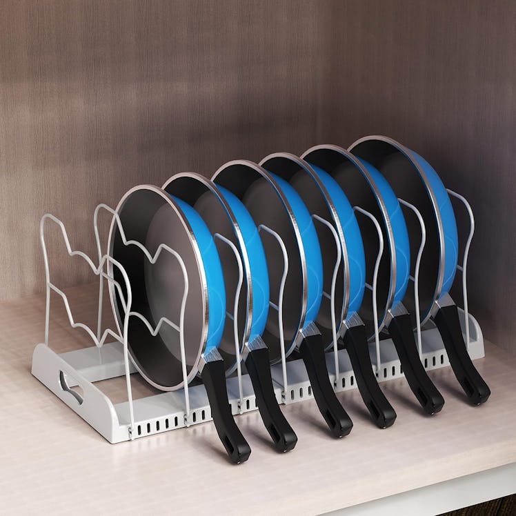 Simple Houseware 10 Compartment Expandable Pan Organizer