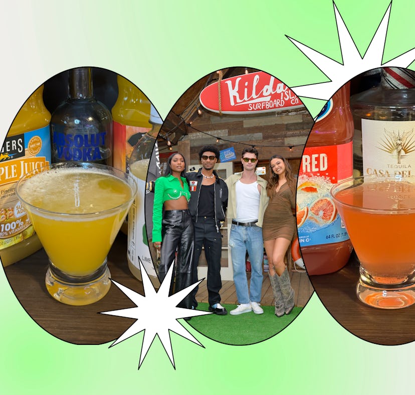 I tried three 'Outer Banks' cocktails at the 2024 Poguelandia event in California.