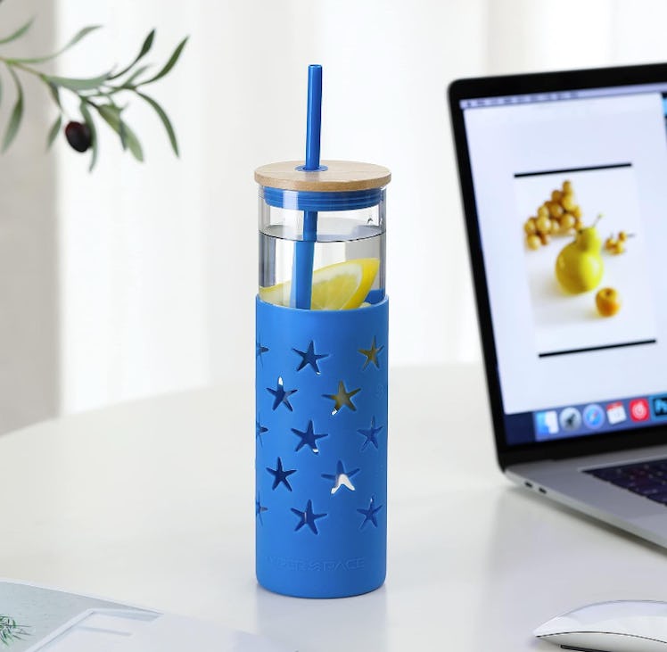 Hyperspace Tumbler Glass Water Bottle (2-Pack)