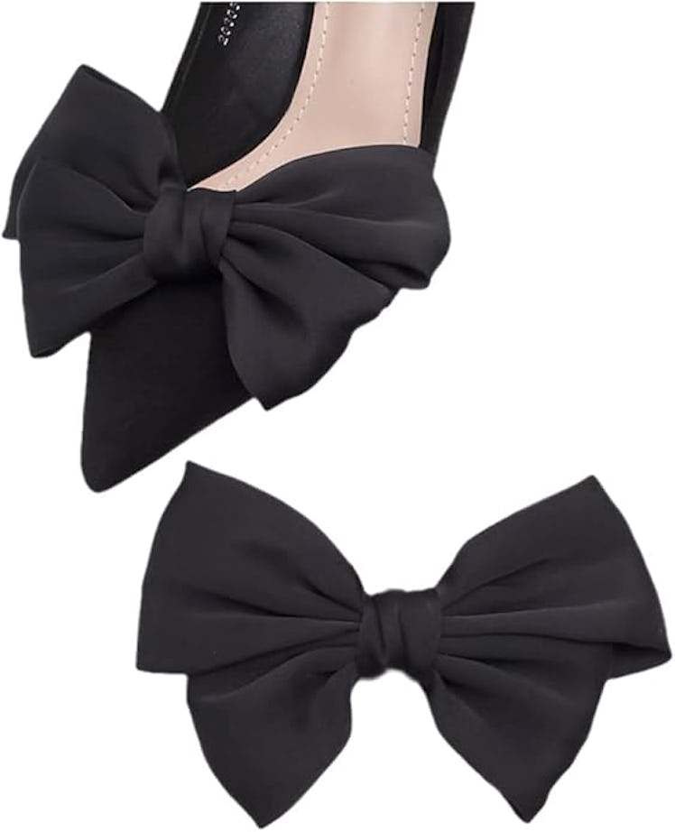 Tsangbaby Satin Bow Shoe Clips (2-Pack)