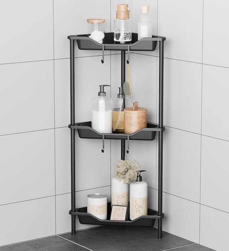 ODesign Floor Standing Corner Shower Shelf