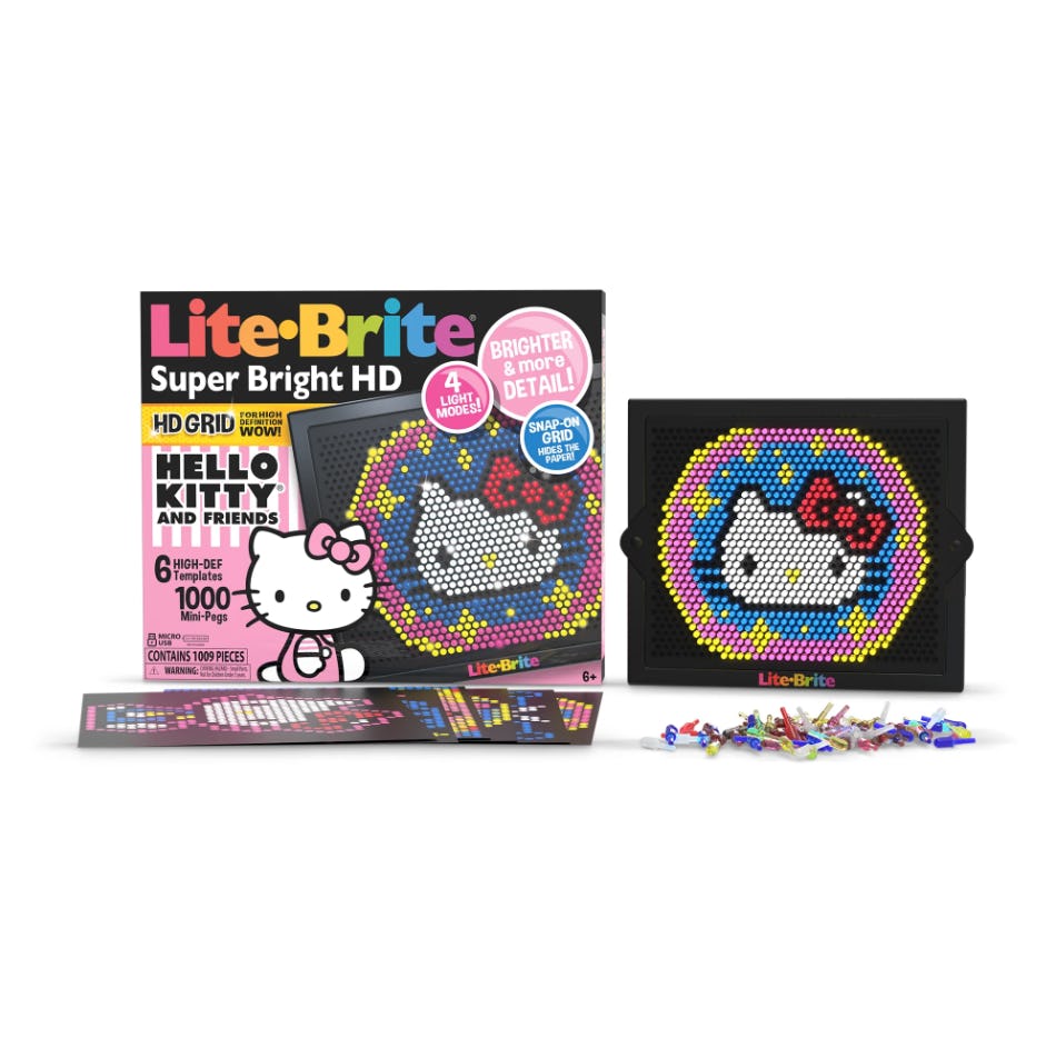 Lite-Brite Super Bright HD Hello Kitty Edition