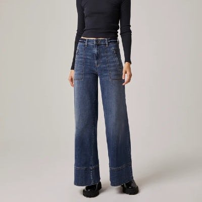 Wide-Leg Jeans
